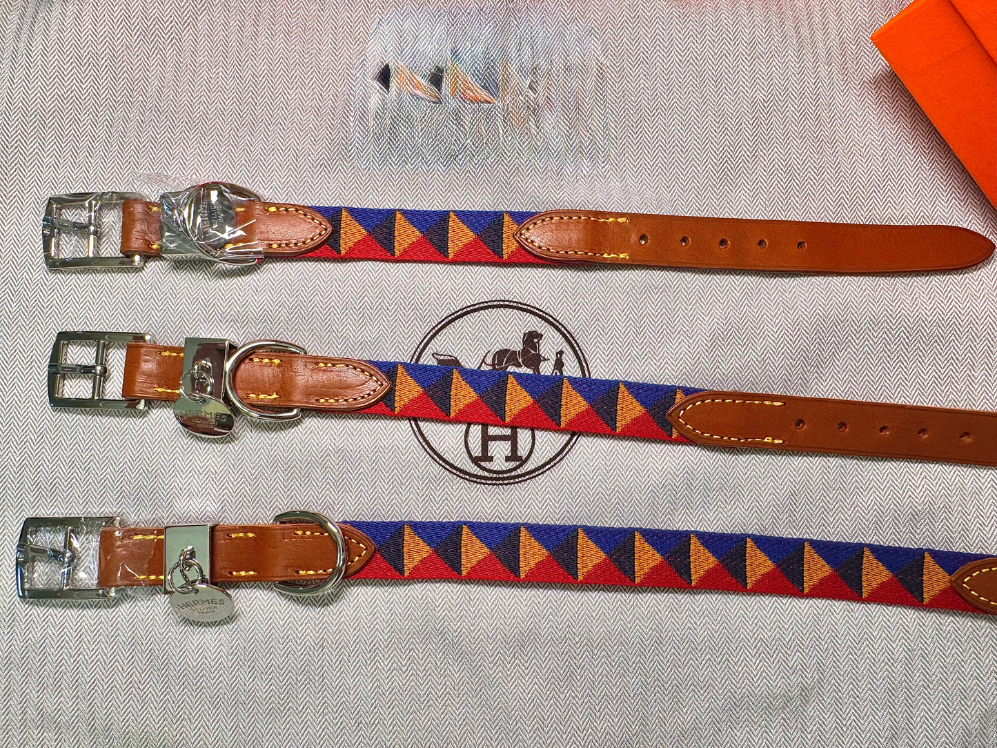 🐶Premium Canvas &amp; Leather Harness Set - 💎 FREE Custom Engraved Tag