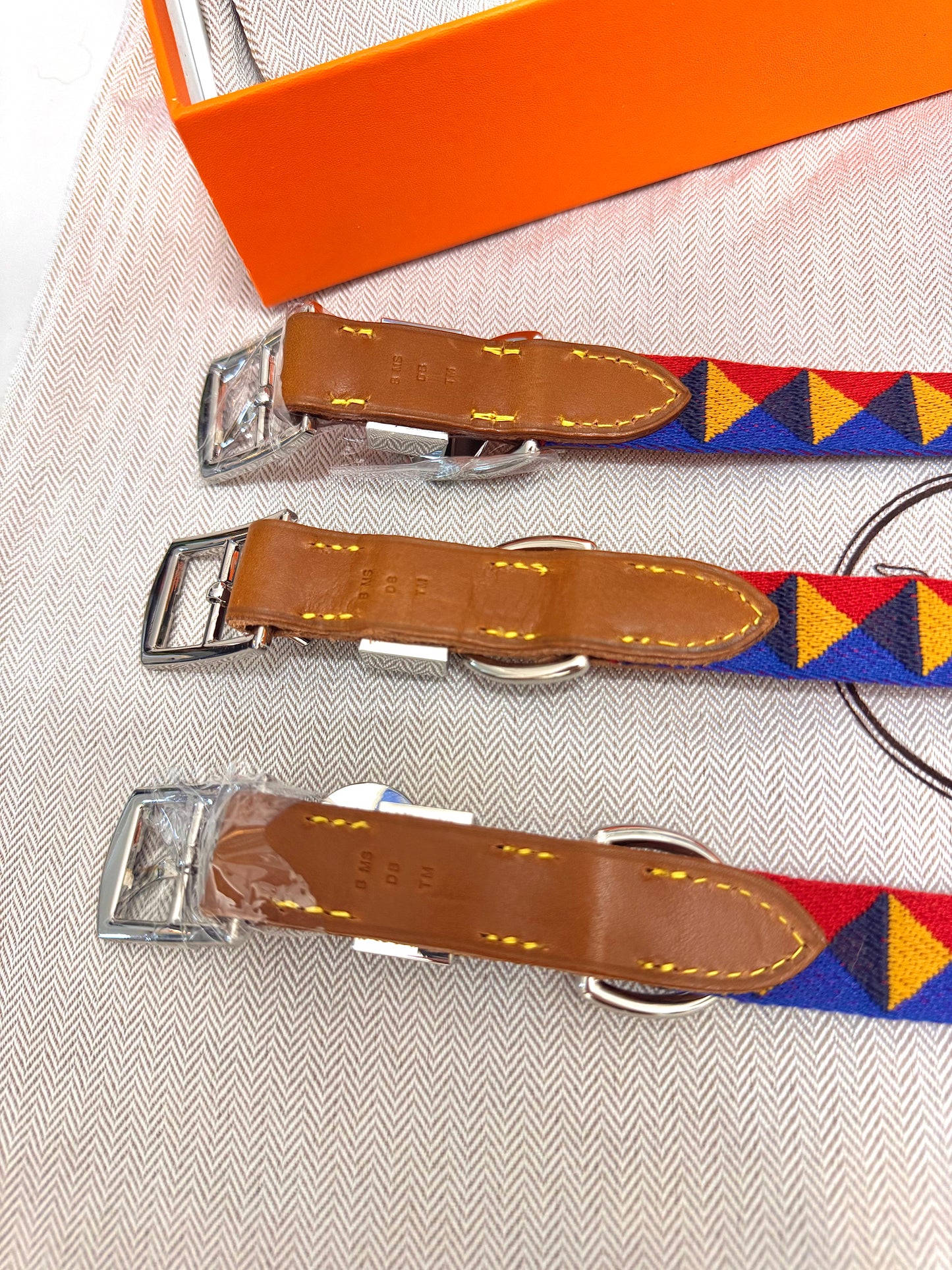 🐶Premium Canvas &amp; Leather Harness Set - 💎 FREE Custom Engraved Tag