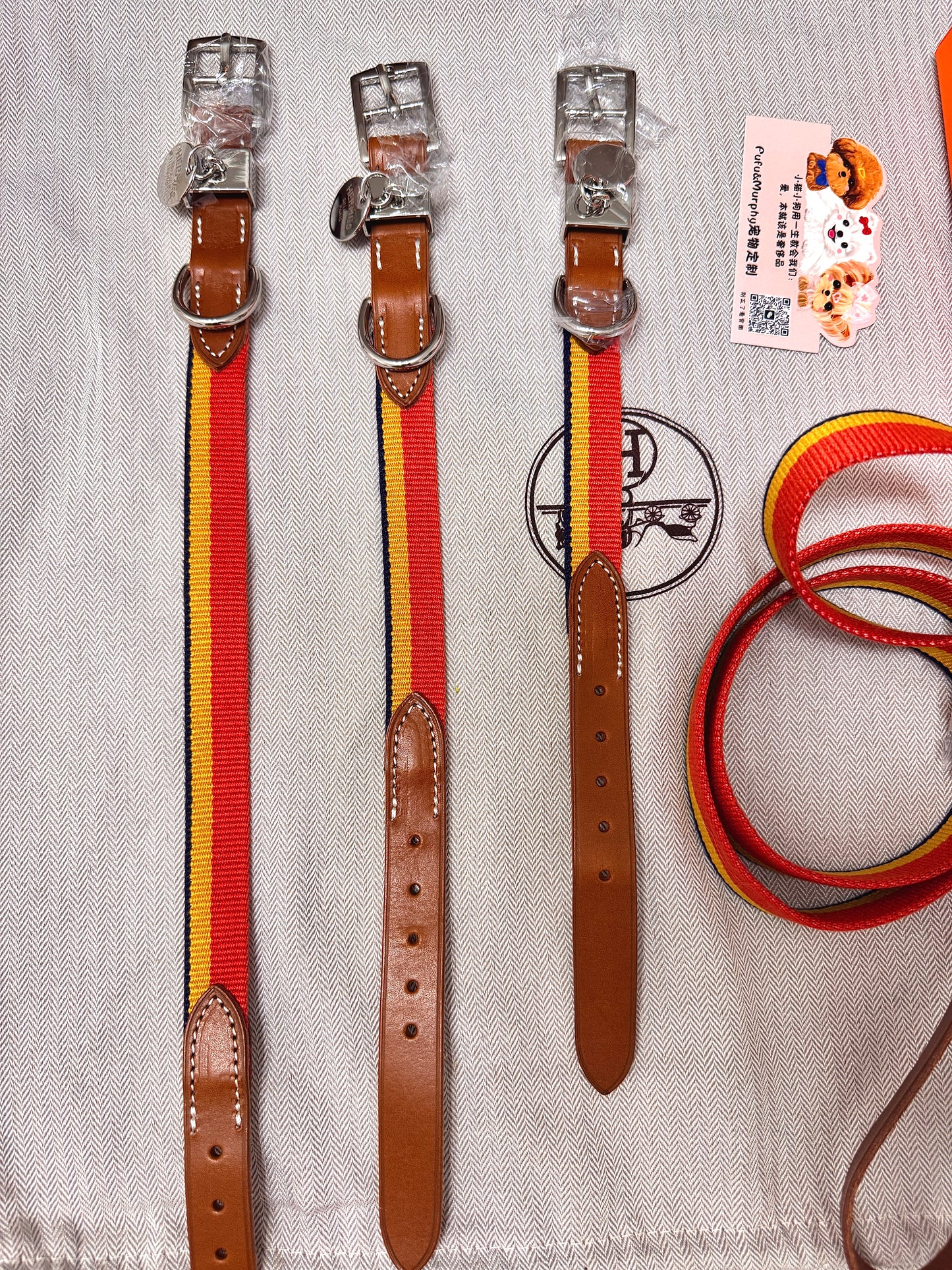 🐶Premium Canvas &amp; Leather Harness Set - 💎 FREE Custom Engraved Tag